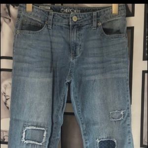 “Cherokee” Boyfriend Girls cropped jeans